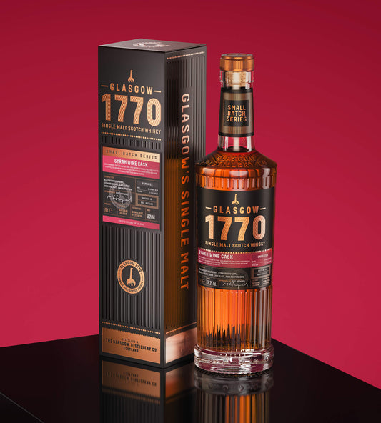 The Glasgow Distillery • 1770 Syrah Wine Cask Single Malt Scotch Whisky