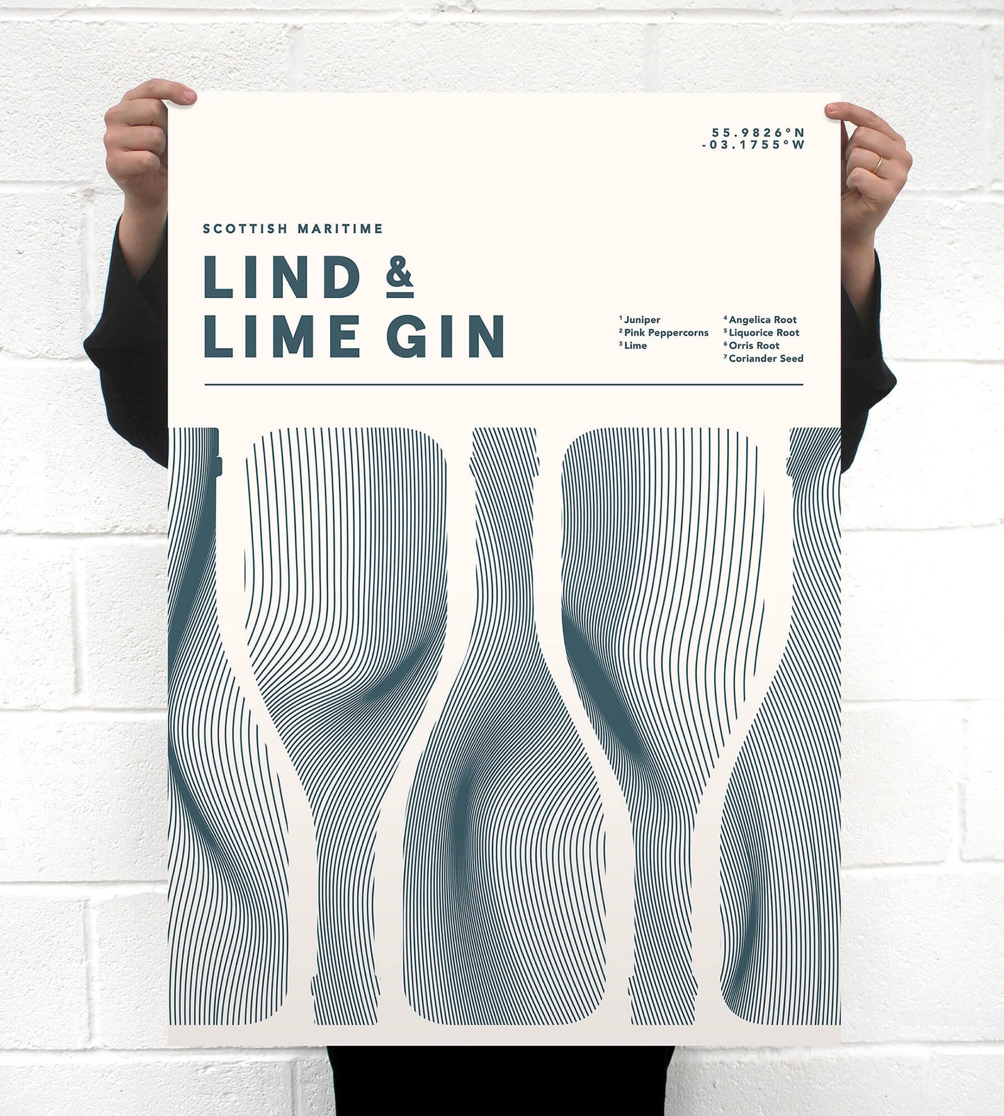 Lind & Lime • Waves Poster A1