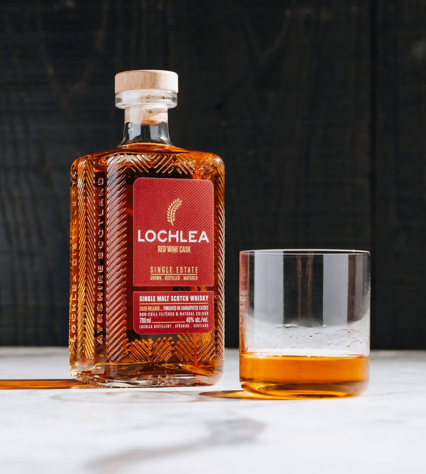 Lochlea Distillery • Red Wine Cask 2026 Release