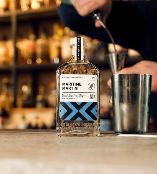 Port Of Leith Distillery Bar • Maritime Martini Bottled Cocktail