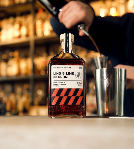 Port Of Leith Distillery Bar • Lind & Lime Negroni Bottled Cocktail