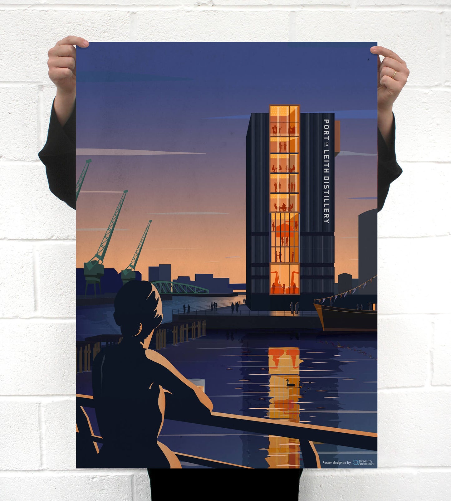 Port Of Leith Distillery • Architects Poster A1