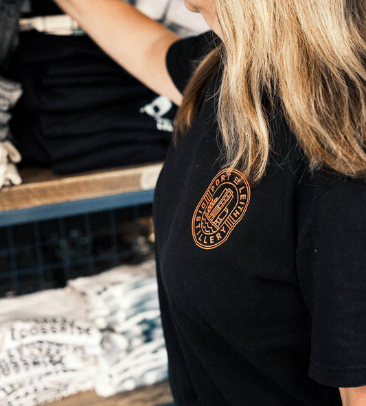 Port Of Leith Distillery • Propaganda Division T-Shirt Black