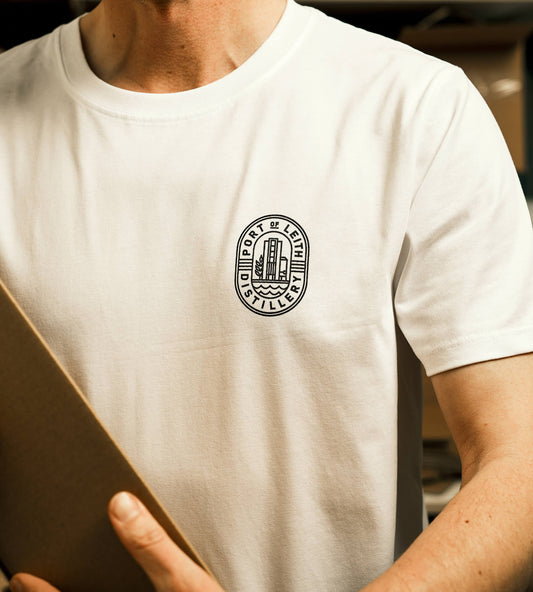 Port Of Leith Distillery • Propaganda Division T-Shirt White