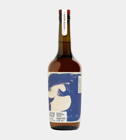 Cawdor Springs distilled at Royal Brackla distillery. Part of the Leith Bond Single Cask series, this bottle features a cream label with a blue seal, a nod to the idiom 'Seal of Approval'.