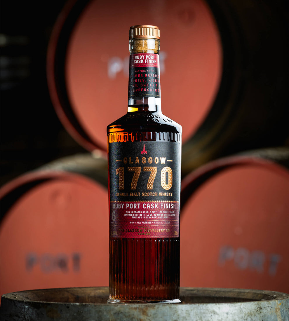 The Glasgow Distillery • 1770 Ruby Port Cask Single Malt Scotch Whisky ...