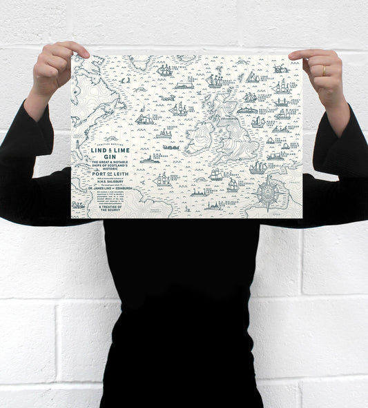 Lind & Lime • Map Poster A3
