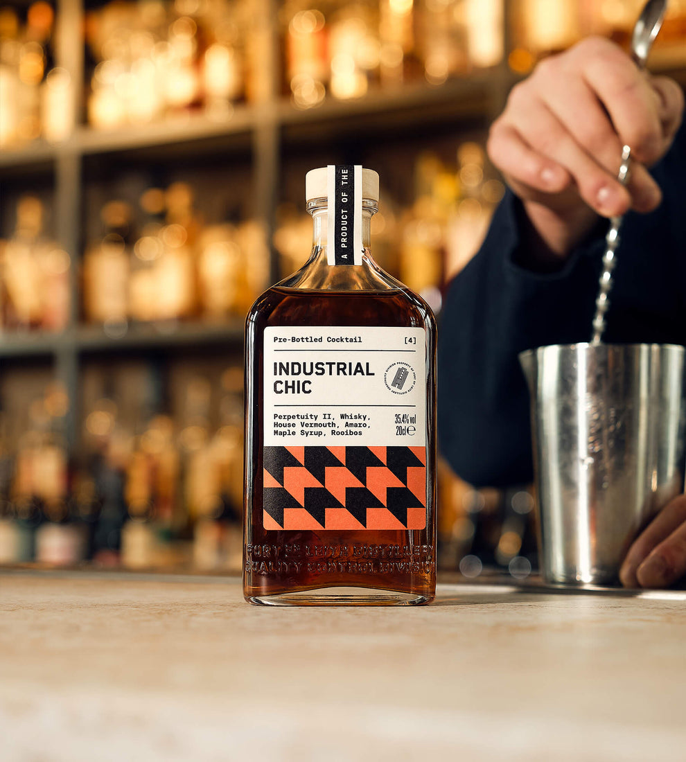Port Of Leith Distillery Bar • Industrial Chic Bottled Cocktail – Port ...