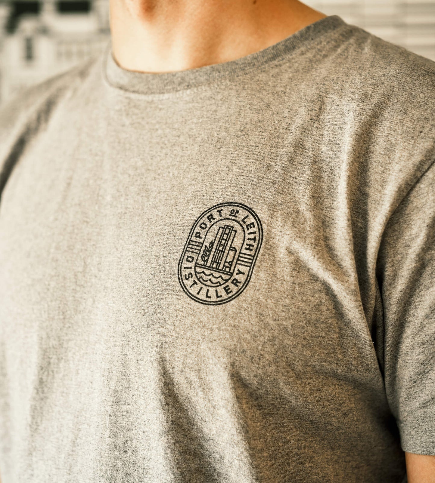 Port Of Leith Distillery • Propaganda Division T-Shirt Grey