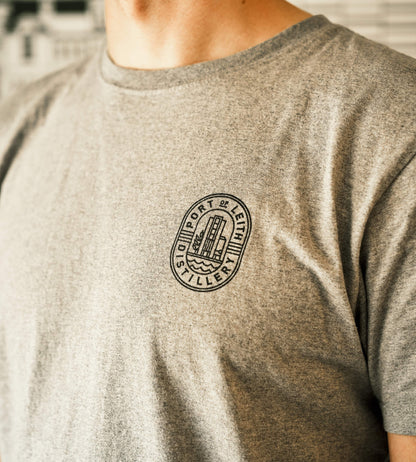 Port Of Leith Distillery • Propaganda Division T-Shirt Grey