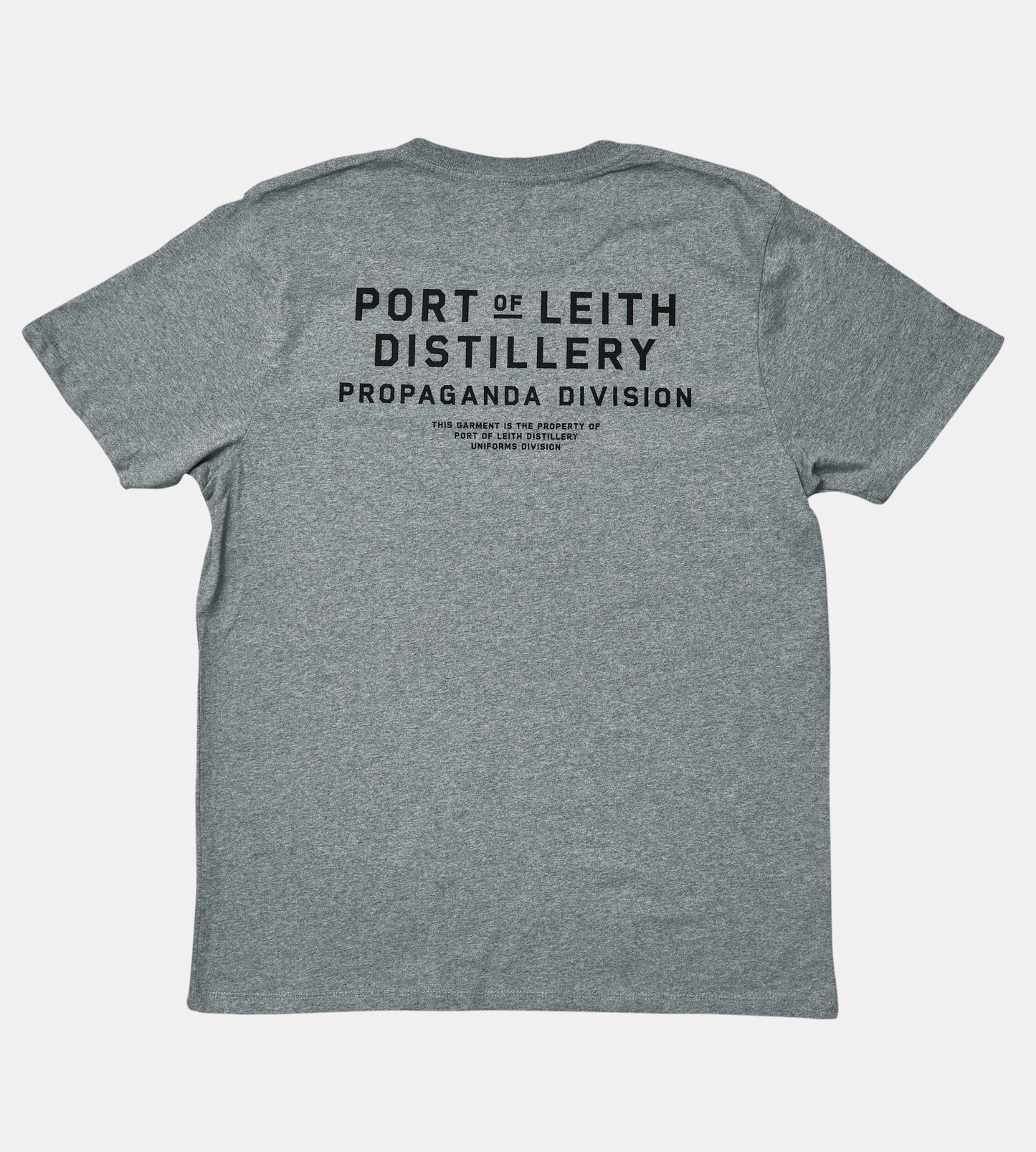 Port Of Leith Distillery • Propaganda Division T-Shirt Grey