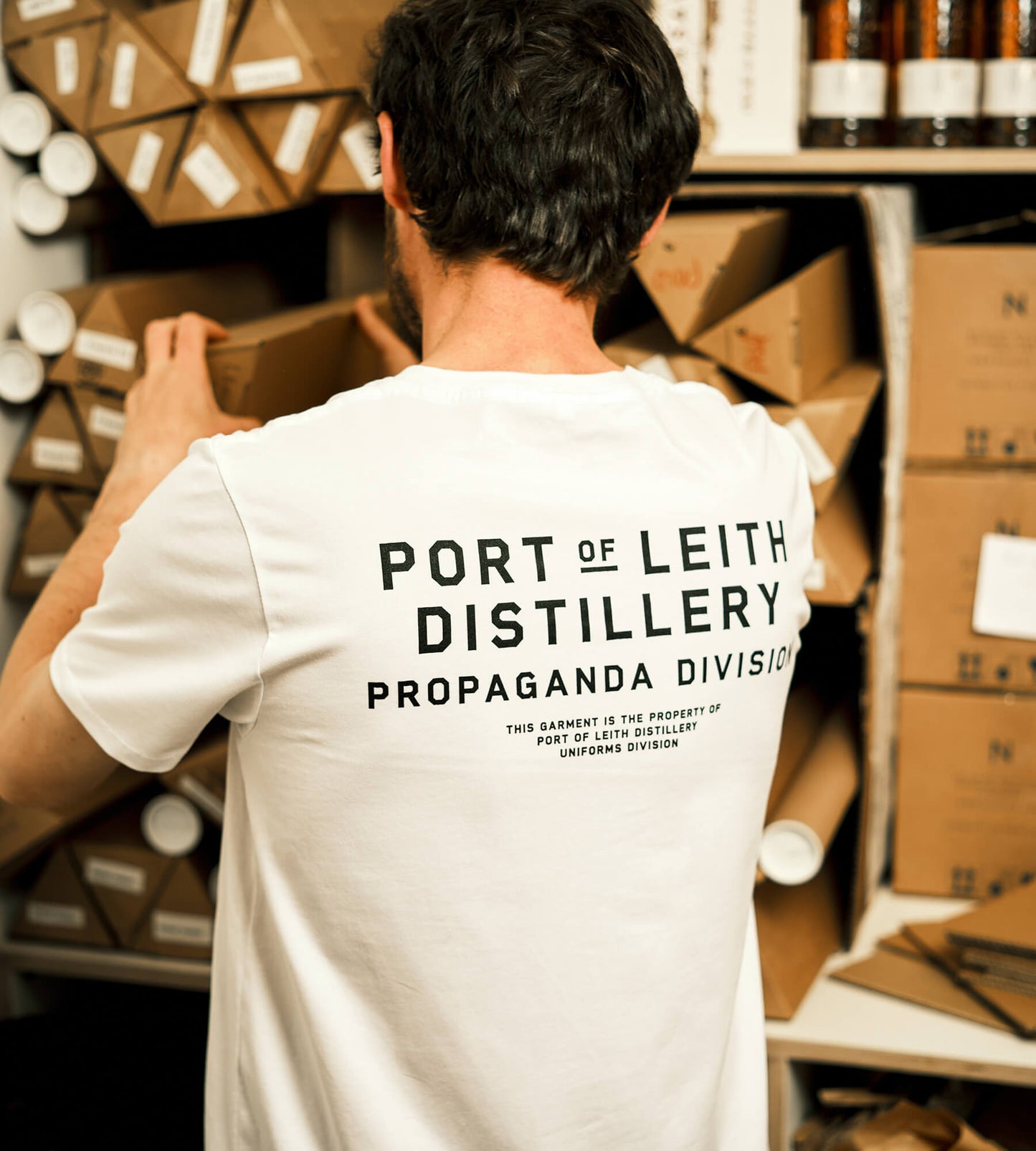 Port Of Leith Distillery • Propaganda Division T-Shirt White