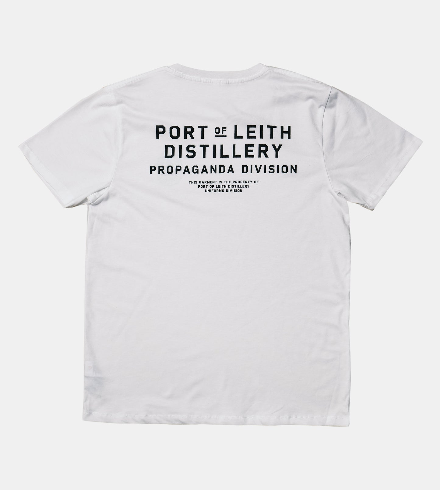 Port Of Leith Distillery • Propaganda Division T-Shirt White