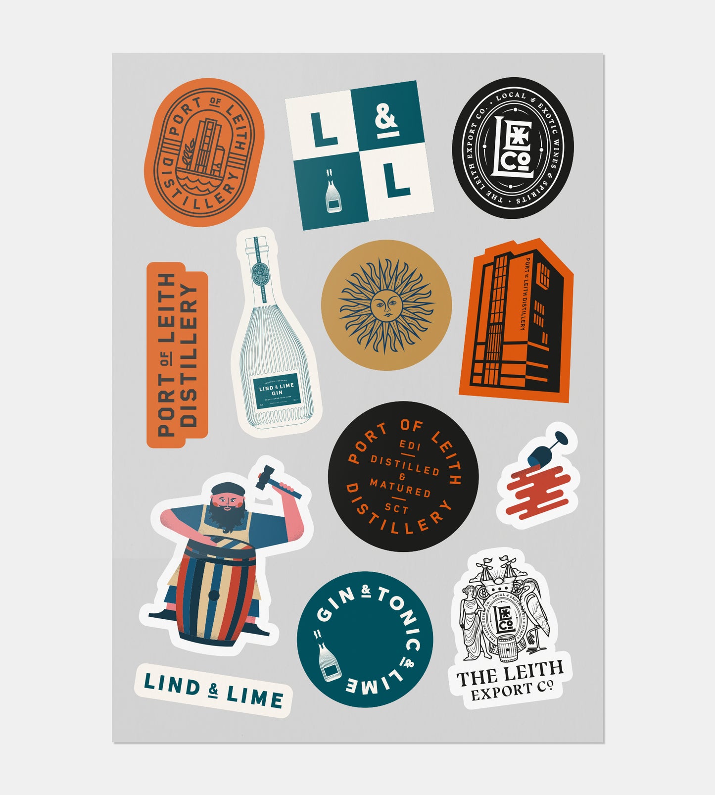 Port Of Leith • Sticker Sheet