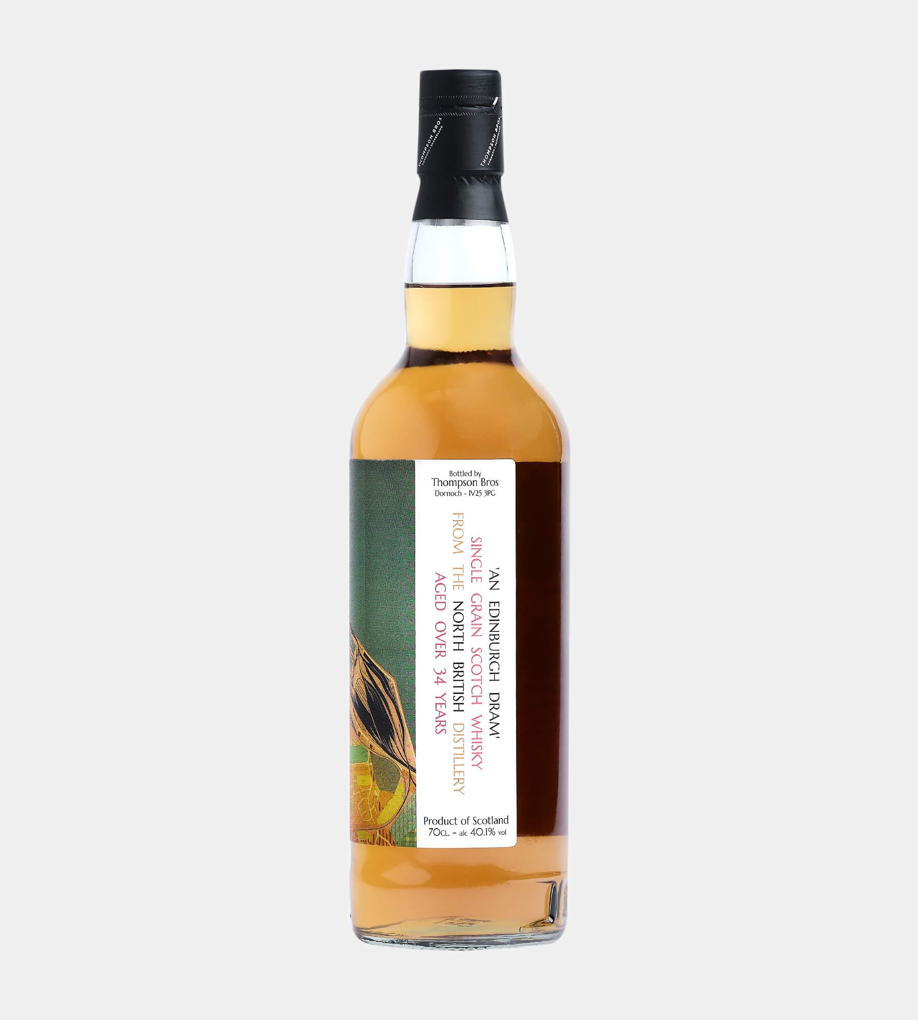 Thompson Bros. • North British Single Grain Whisky • 34YO – Port