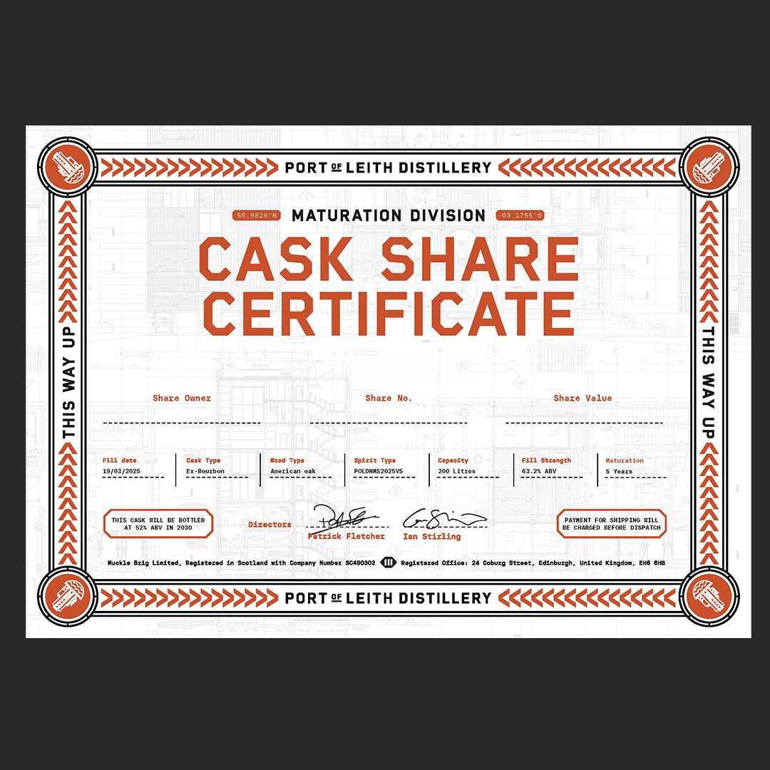 Port of Leith  2-Bottle Cask Share  Ex-Oloroso Sherry 5 Year Maturation